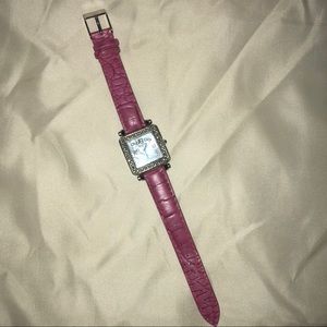 ✨sale✨Pink Geneva Rhinestone Watch